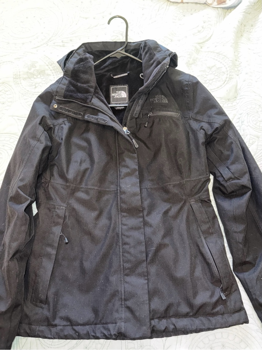 The North Face Women's Black Hooded Ski Jacket